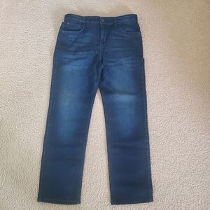 Cat and Jack Boy's Blue Jeans Size 16 Straight Stretch Pants. Preowned